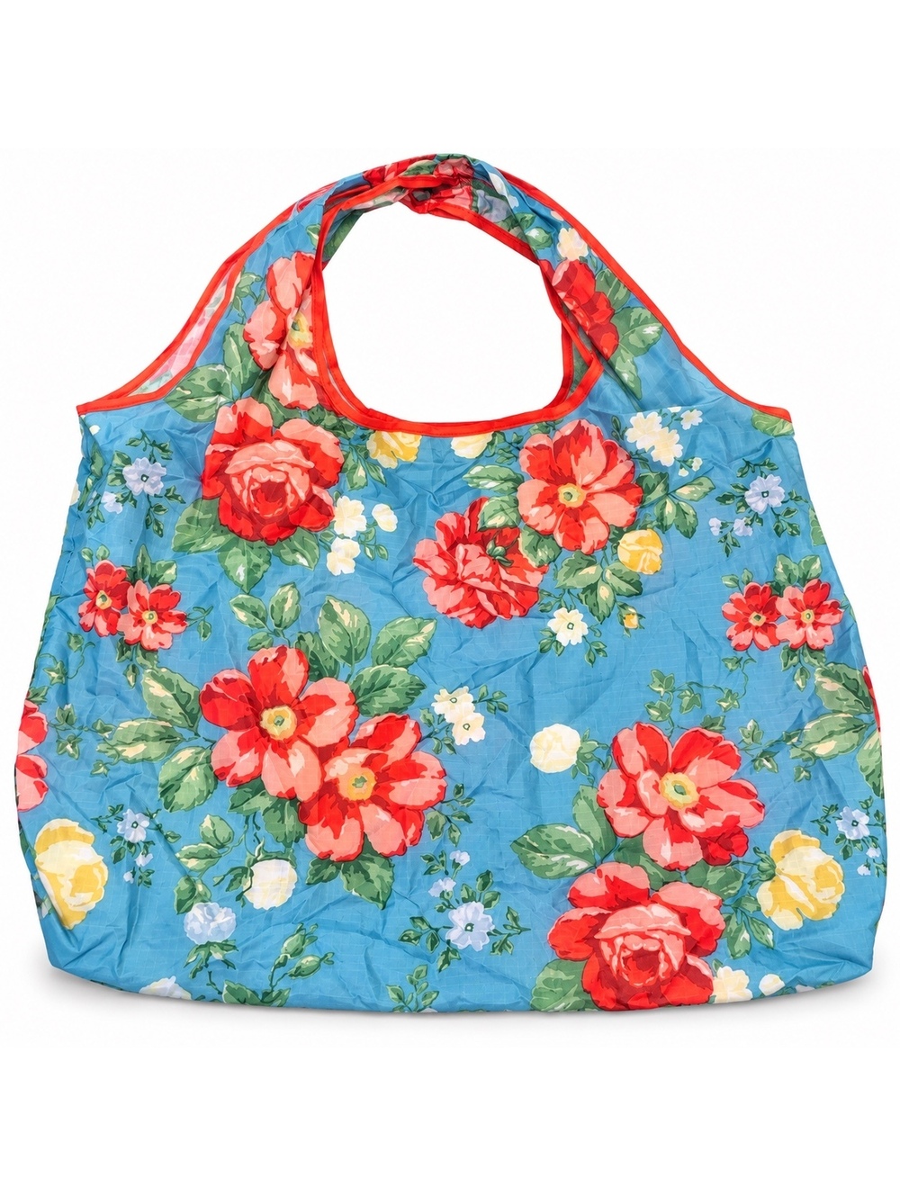 The Pioneer Woman Blue Floral Reusable Shopping Tote Bag Cottagecore Farmhouse